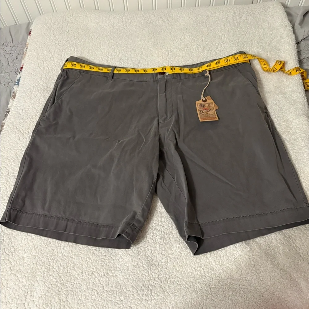 Faherty Stretch Chino Shorts Slate Men’s 43W NWT